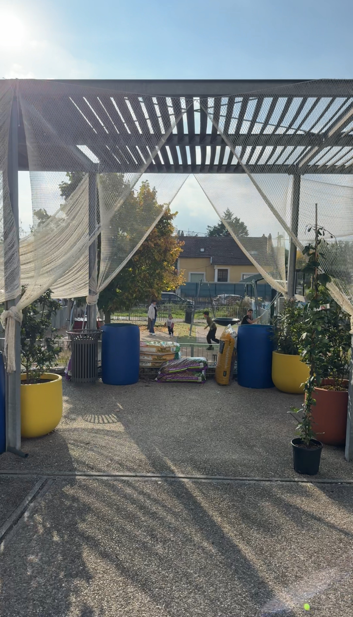 Pergola filet de peche